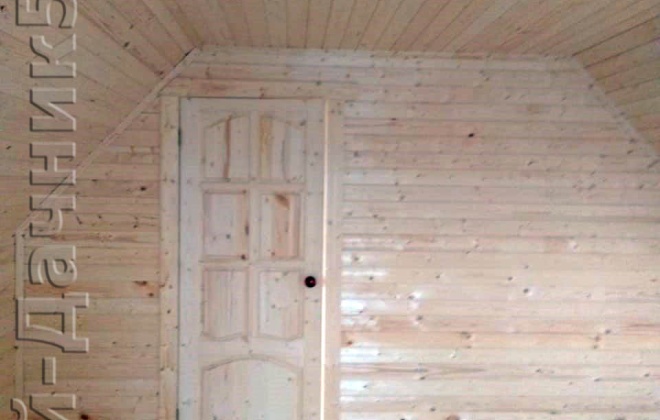 4 Брусовой дом К-14 6×9, 92 м², Московская область, Можайский район, деревня Синичино, ДНП Лесная поляна (6)